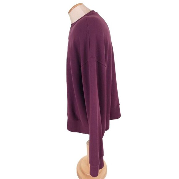 Palm Angels Teddy Bear Print Sweatshirt L Mens Plum - Picture 3 of 16